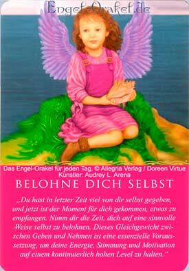 Wochenhoroskop - Belohne Dich selbst - Engel-Orakel für jeden Tag