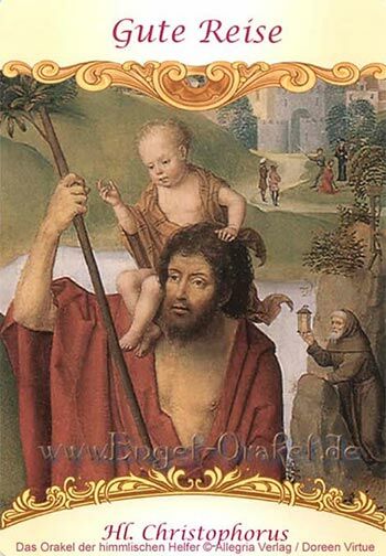 Engelkarte - Gute Reise - das Orakel der himmlischen Helfer