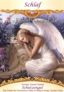 Engelkarte Bedeutung - Schlaf - das Orakel der himmlischen Helfer