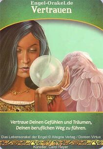 Engelkarte Bedeutung - Vertrauen - Lebensorakel der Engel