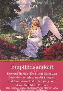 Engelkarte - Empfindsamkeit - Erzengel-Orakel
