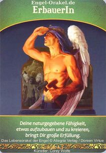 Engelkarte Bedeutung - ErbauerIn - Lebensorakel der Engel