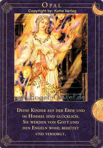 Engelkarte Opal - Engel begleiten Deinen Weg