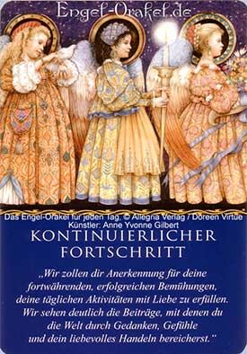 Wochenhoroskop - Kontinuierlicher Fortschritt - Engel-Orakel für jeden Tag