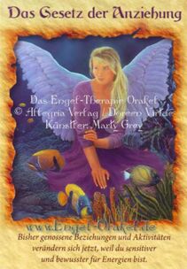 Engelkarte Das Gesetz der Anziehung - Engel-Therapie-Orakel