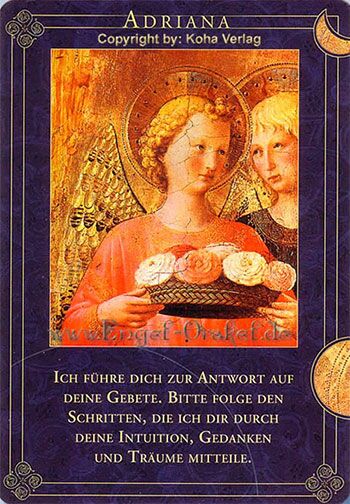 Engelkarte Adriana - Engel begleiten Deinen Weg