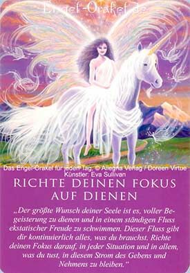 Wochenhoroskop - Richte Deinen Fokus auf Dienen - Engel-Orakel für jeden Tag