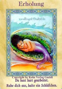 Engelkarte Bedeutung - Erholung - Zauber der Meerjungfrauen und Delfine von Doreen Virtue