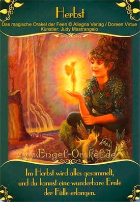 Wochenhoroskop - Herbst - magisches Orakel der Feen