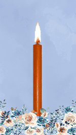 Engelkerze Farbsymbolik Braun