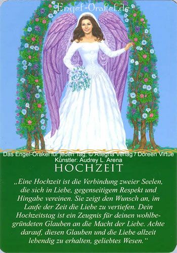 Engelkarte Hochzeit - Engel-Orakel für jeden Tag