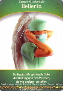 Engelkarte Bedeutung - HeilerIn - Lebensorakel der Engel