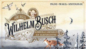 Das Wilhelm Busch Orakel kostenlos