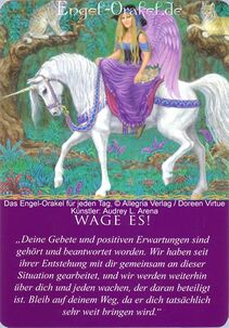 Engelkarte Wage es! - Engel-Orakel für jeden Tag