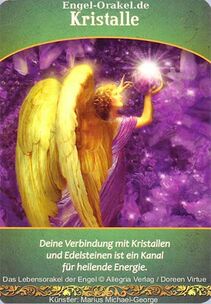 Engelkarte Bedeutung - Kristalle - Lebensorakel der Engel