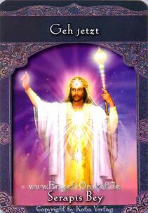 Engelkarte Bedeutung - Serapis Bey - Orakel der Aufgestiegenen Meister