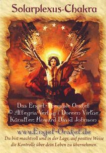 Engelkarte Solarplexus-Chakra - Engel-Therapie-Orakel