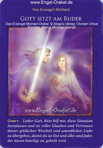 Engelkarte Bedeutung - Erzengel Michael Orakel - Gott sitzt am Ruder