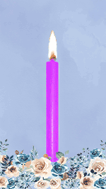 Engelkerze Farbsymbolik Violett
