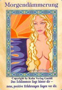 Engelkarte Bedeutung - Morgendämmerung - Zauber der Meerjungfrauen und Delfine von Doreen Virtue