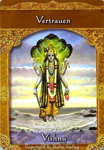 Engelkarte Bedeutung - Vishnu - Orakel der Aufgestiegenen Meister