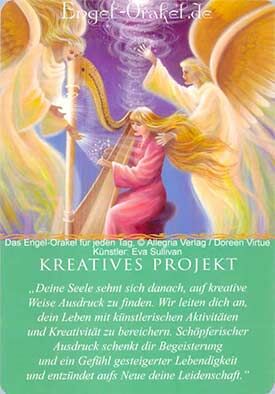 Wochenhoroskop - Kreatives Projekt - Engel-Orakel für jeden Tag