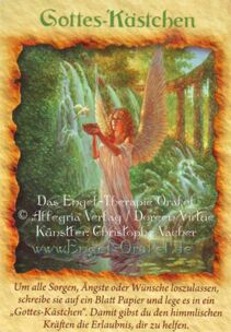Engelkarte Gottes-Kästchen - Engel-Therapie-Orakel