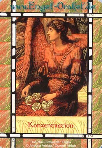 Engelkarte - Konzentration - das Heil-Orakel der Engel