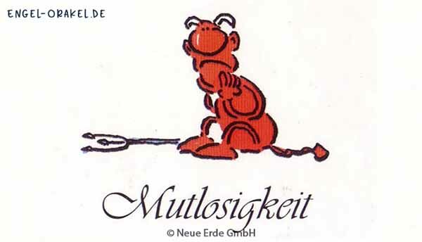 Mutlosigkeit - Die kleinen Teufel Orakelkarten