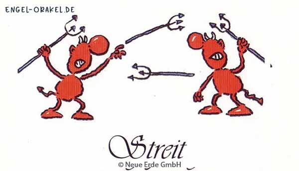 Streit - Die kleinen Teufel Orakelkarten