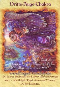 Engelkarte Dritte Auge Chakra - Engel-Therapie-Orakel