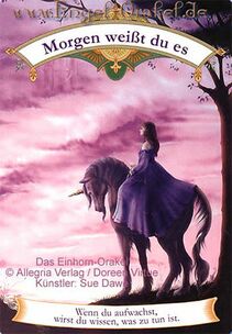 Engelkarte Bedeutung - Morgen weißt du es - Das Einhorn-Orakel