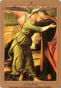 05 - Der Engel des Glauben aus dem Engel Orakel Liebe Glück und Erfolg