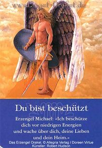 Engelkarte - Du bist beschützt - Erzengel-Orakel
