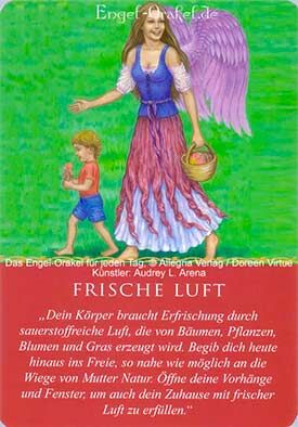 Wochenhoroskop - Frische Luft - Engel-Orakel für jeden Tag