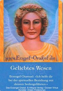 Engelkarte - Geliebtes Wesen - Erzengel-Orakel