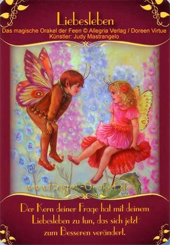 Engelkarte - Liebesleben - magisches Orakel der Feen
