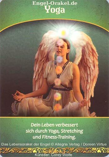Engelkarte - Yoga - Lebensorakel der Engel