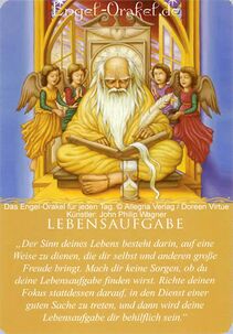 Engelkarte Lebensaufgabe - Engel-Orakel für jeden Tag