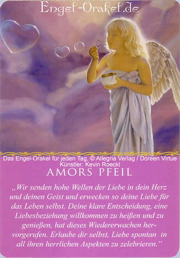 Engelkarte Amors Pfeil - Engel-Orakel für jeden Tag