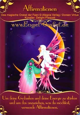Wochenhoroskop - Affirmationen - magisches Orakel der Feen