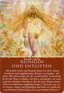 Engelkarte Reinigen und Entgiften - Engel-Orakel für jeden Tag