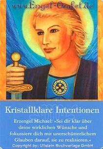 Engelkarte - Kristallklare Intentionen - Erzengel-Orakel