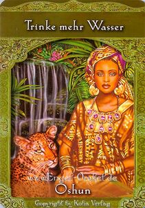 Engelkarte Bedeutung - Oshun - Orakel der Aufgestiegenen Meister