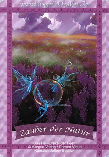 Engelkarte - Zauber der Natur - das Heil-Orakel der Feen