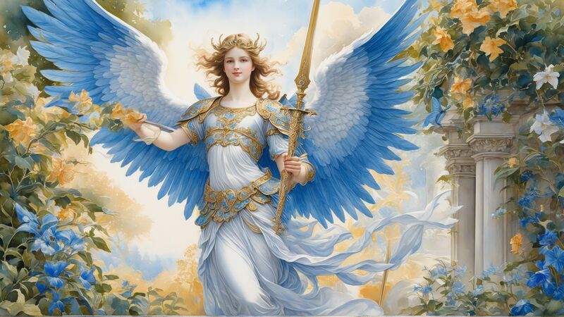 Cherubim, die Wächter des Paradieses und vom Baum des Lebens