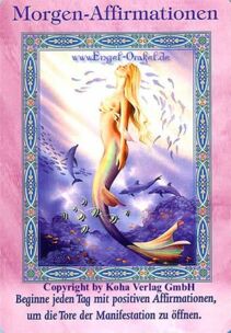 Engelkarte Bedeutung - Morgen Affirmation - Zauber der Meerjungfrauen und Delfine von Doreen Virtue