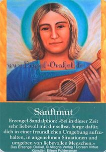 Engelkarte - Sanftmut - Erzengel-Orakel