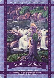 Engelkarte Bedeutung - Wahre Gefühle - das Heil-Orakel der Feen