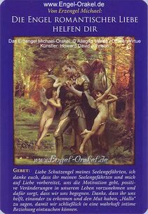 Engelkarte Bedeutung - Erzengel Michael Orakel - Die Engel romantischer Liebe helfen Dir